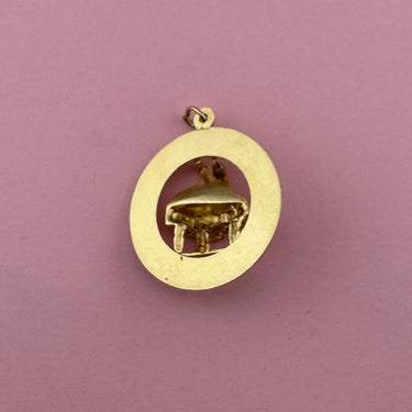 Piano Medallion With Topaz