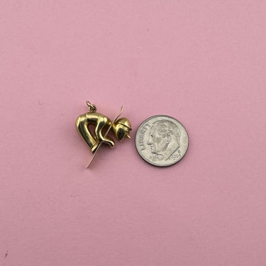 Jumping Skier Pendant