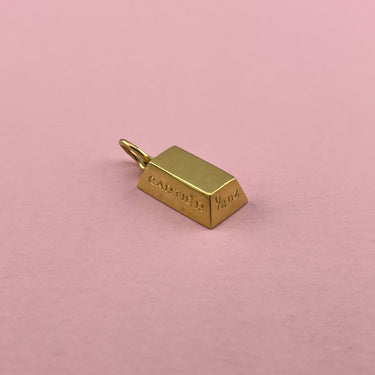 Cartier 1/2oz Gold Bar Pendant