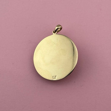 Gemstone Peacock Medallion