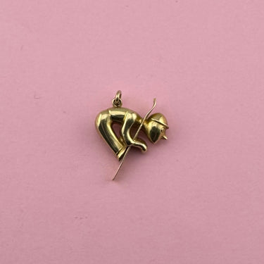 Jumping Skier Pendant
