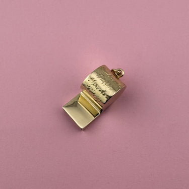 Large Working Whistle with Engraving