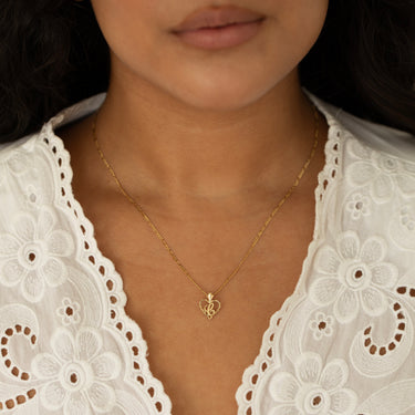Heart Letter Pendant