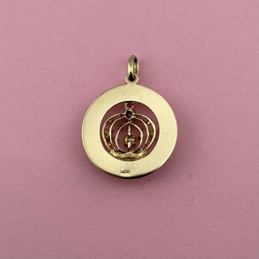 Crown Medallion with Stars