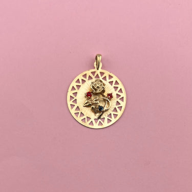 Rose Cut-Out Medallion