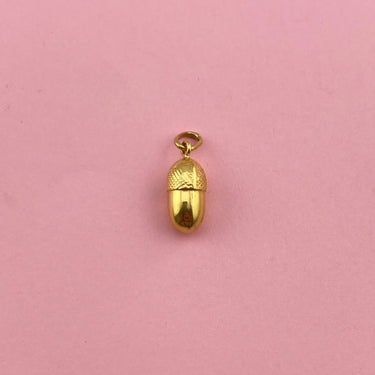 Puffy Acorn Charm