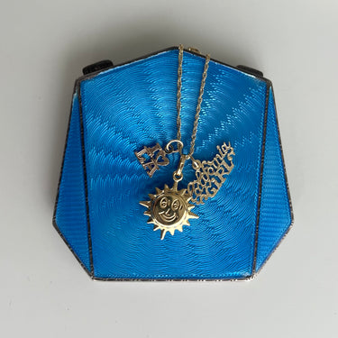 Smiling Sun Charm
