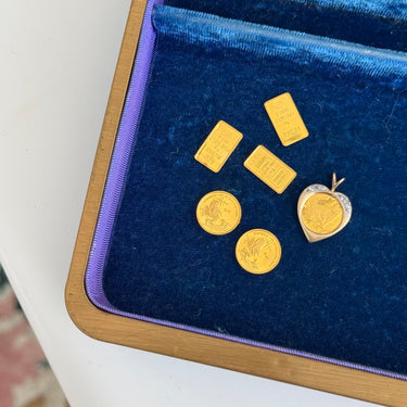 1g Gold Bar Pendants