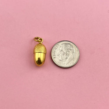 Puffy Acorn Charm