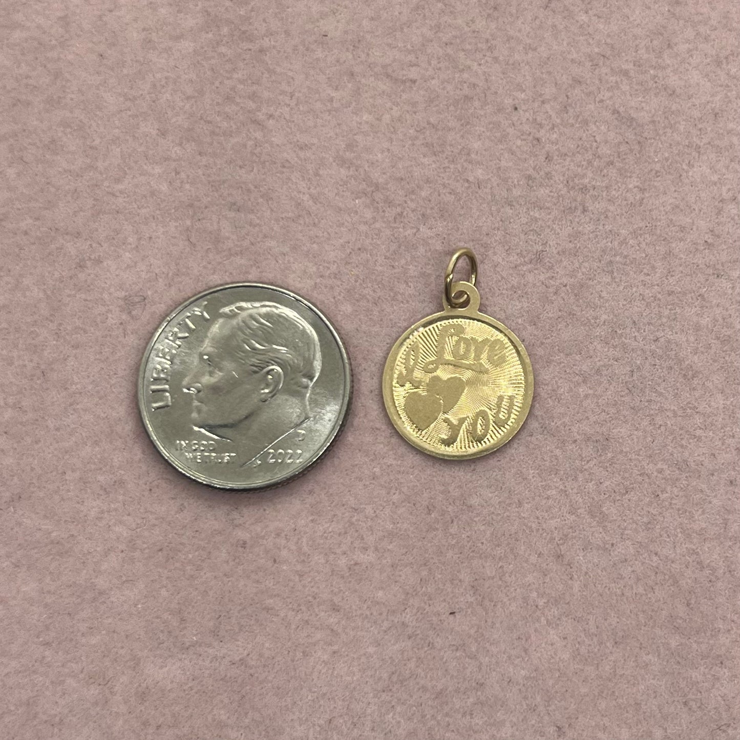 'I Love You' Medallion