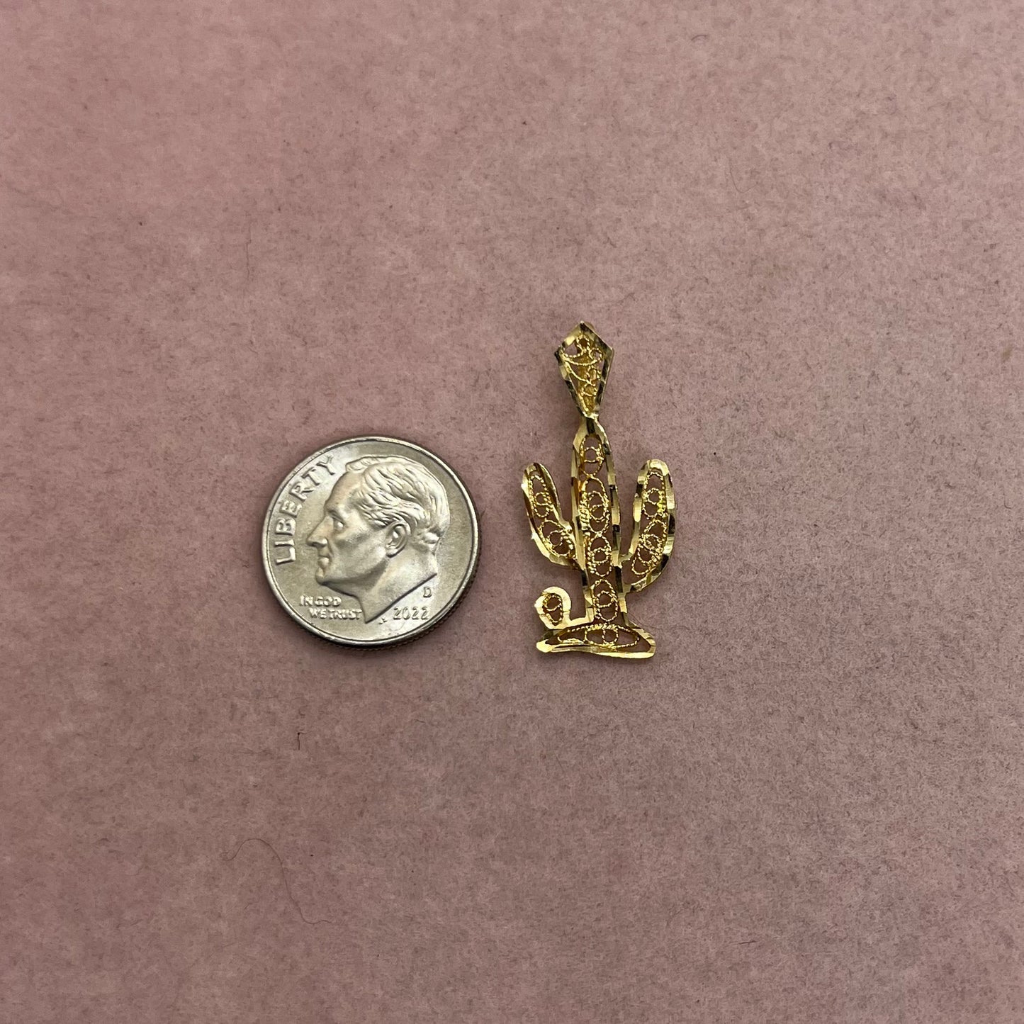Lacy Cactus Pendant