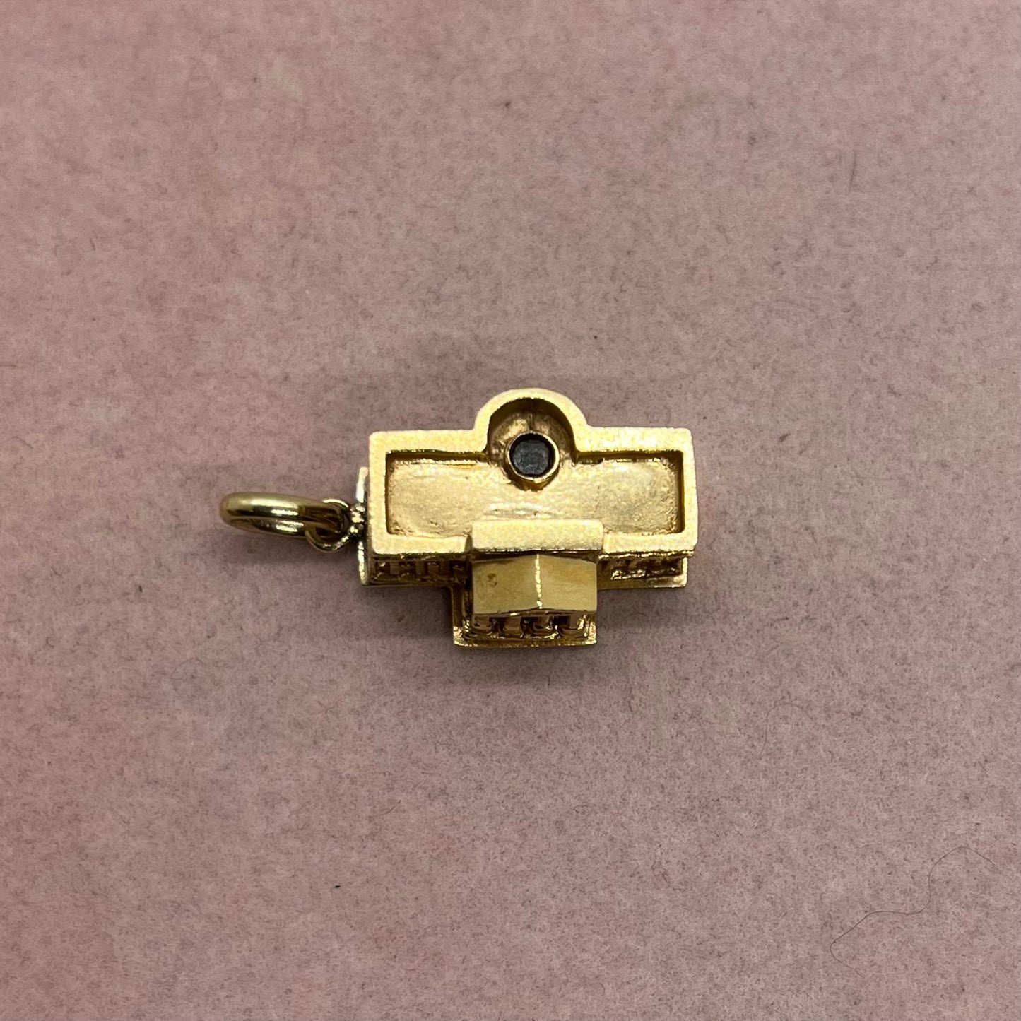 White House Pendant With Stanhope Lens and Microphotograph of DC Monuments