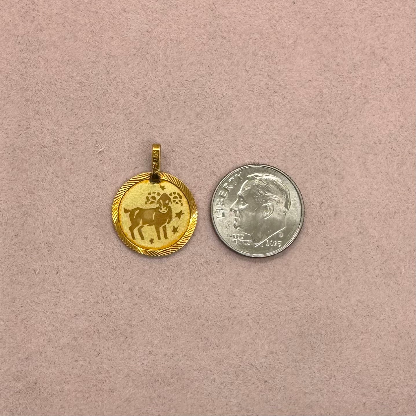 Double-Sided Aries Medallion