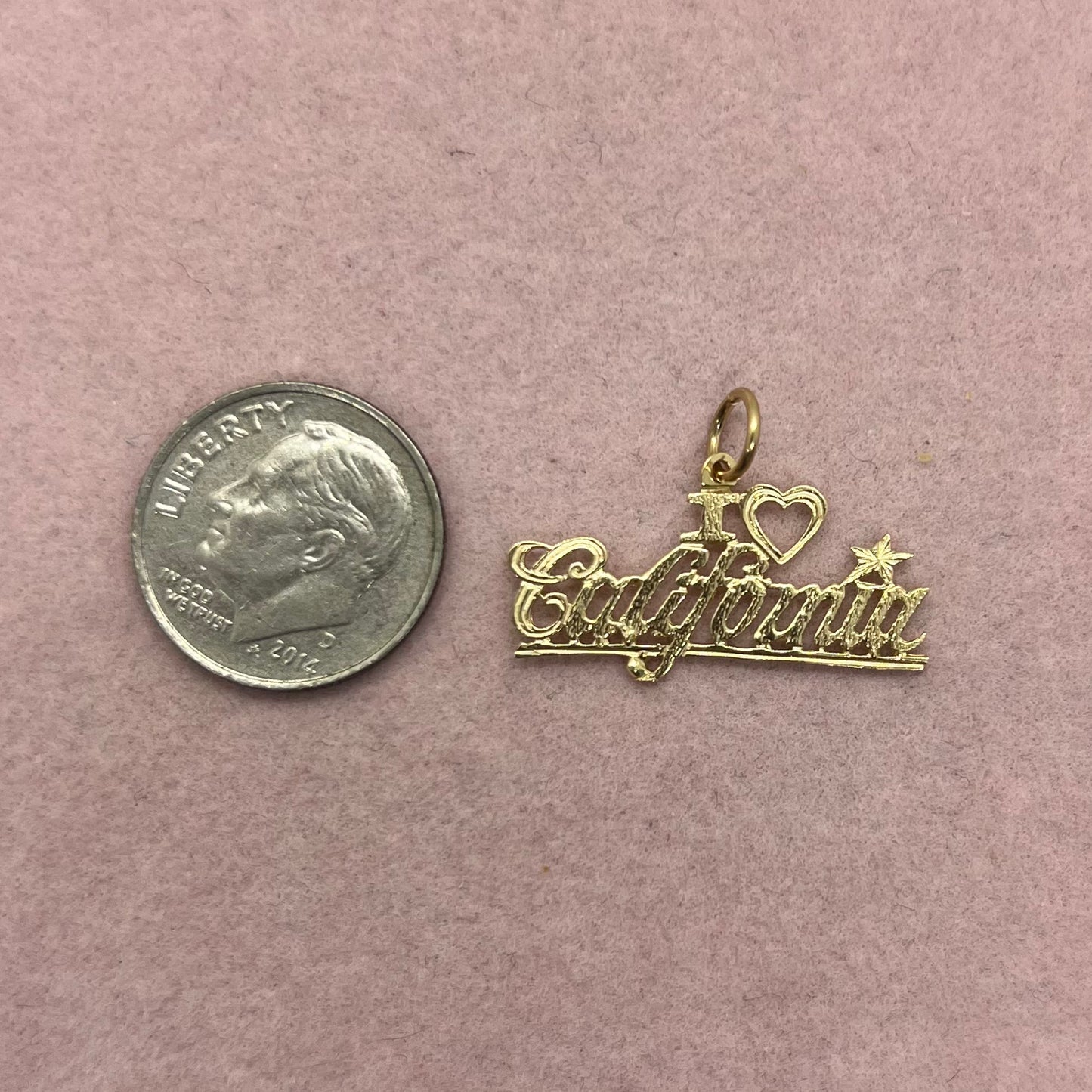 'I Love California' Charm