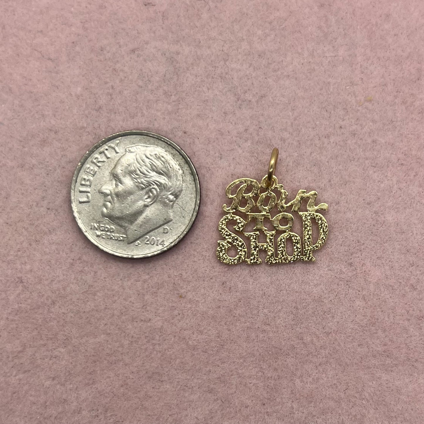 'Born To Shop' Charm