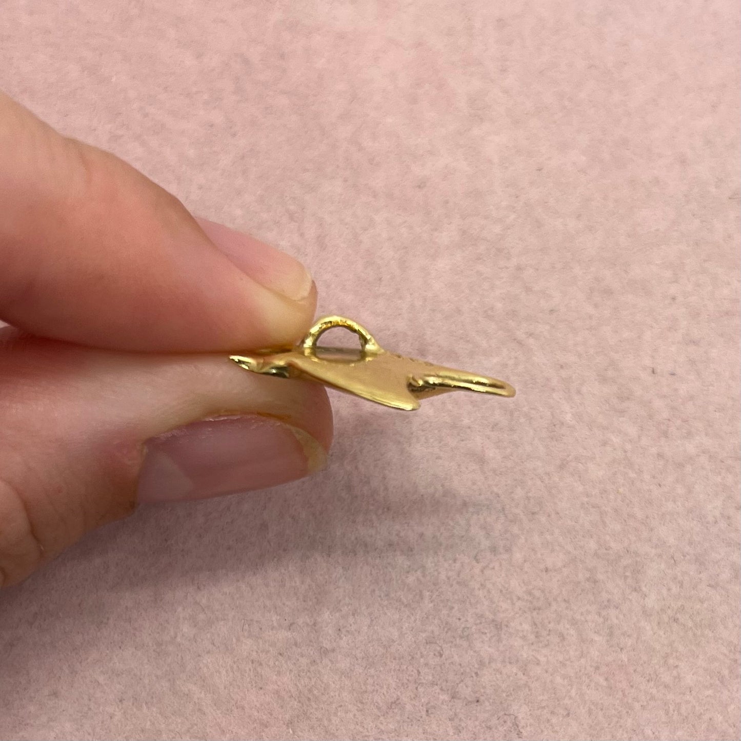 Stingray Pendant with Hidden Bail