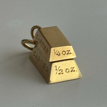 Cartier 1/4oz Gold Bar Pendant