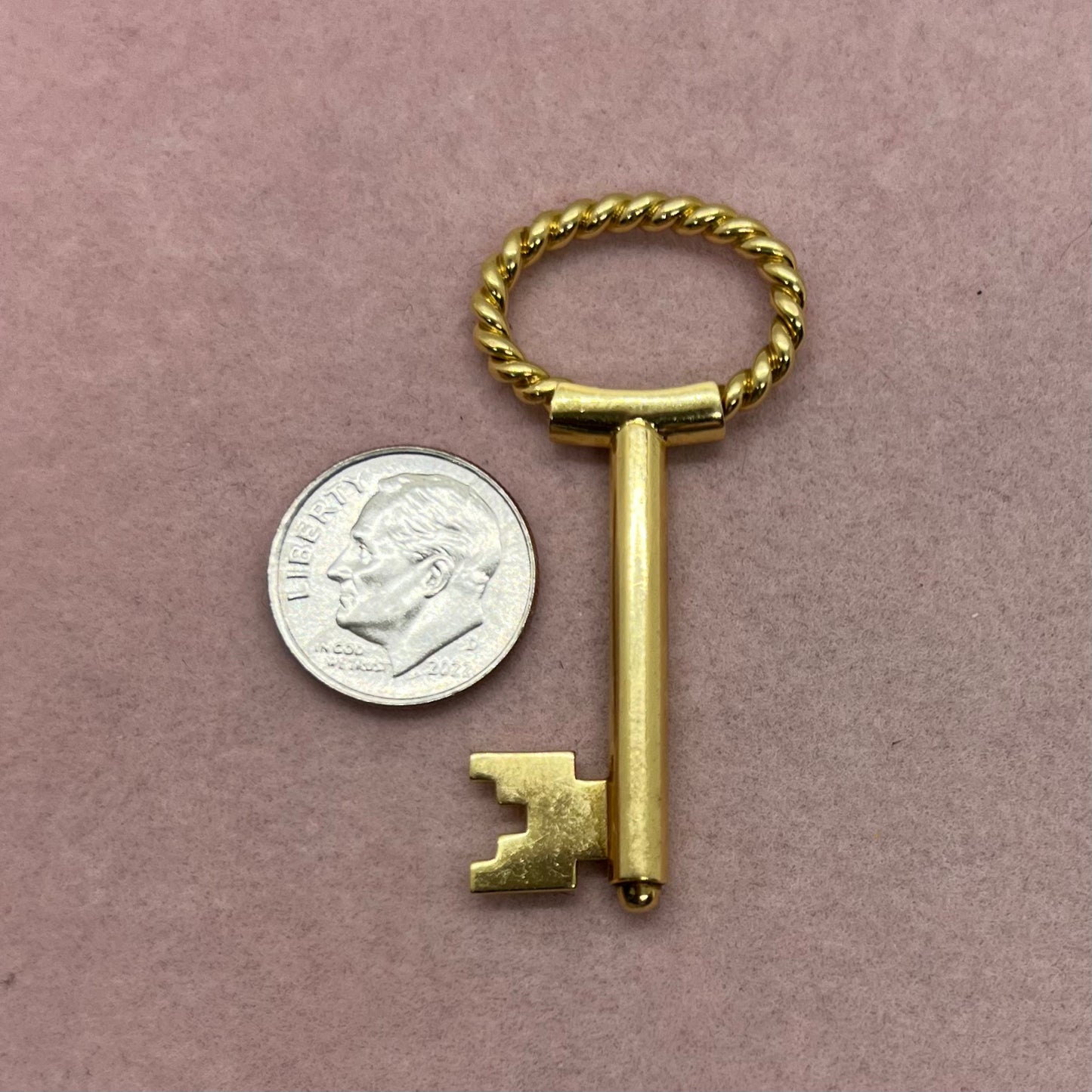 Large, Moveable Key Pendant