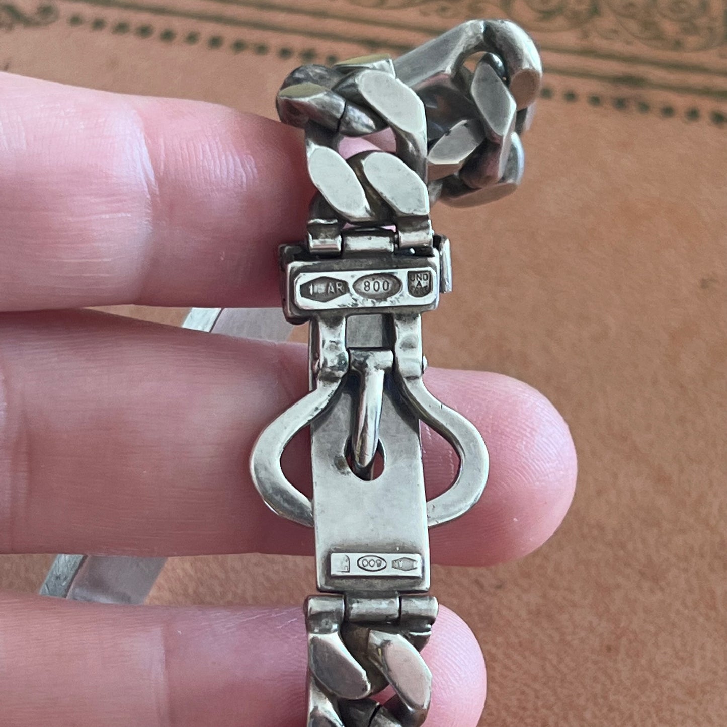 Curb Link Belt Buckle Bracelet by Uno a Erre