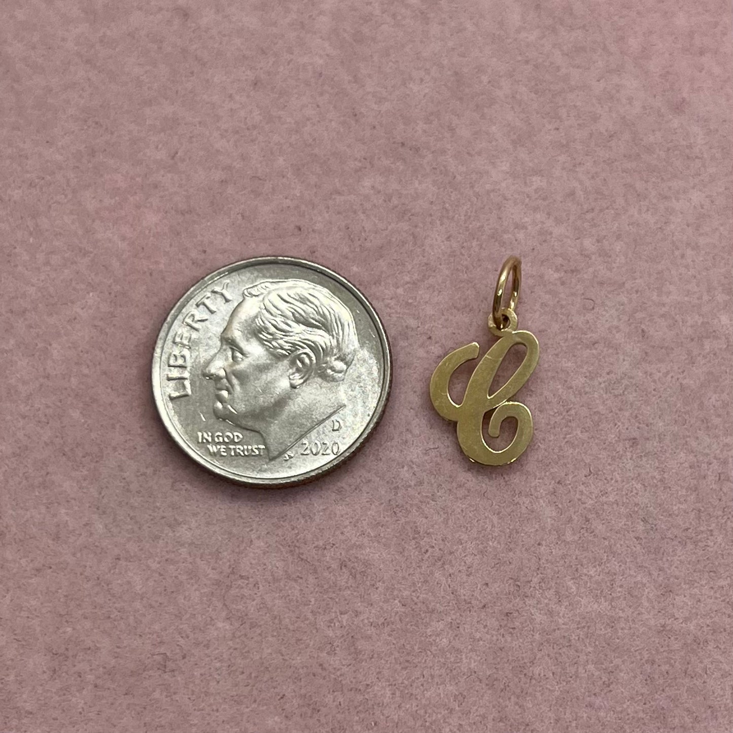 Classic Letter Charm