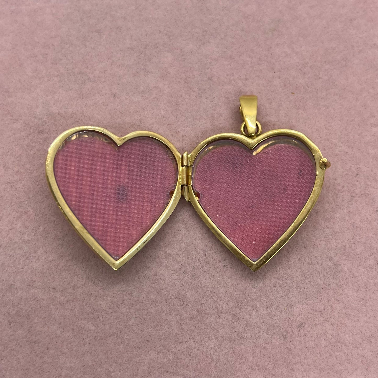 Gem-Set Heart Locket
