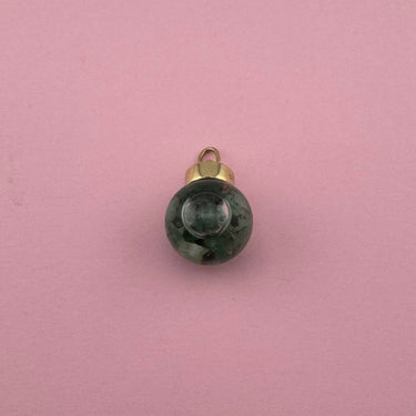 Floating Green Stone Pendant