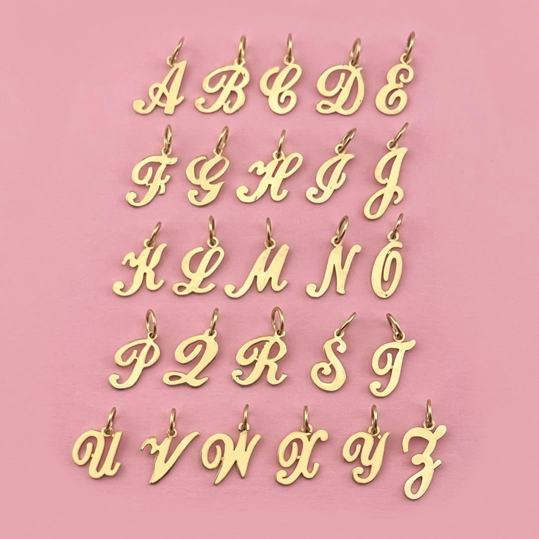 Classic Letter Charm