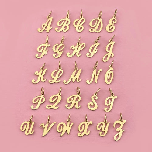 Classic Letter Charm