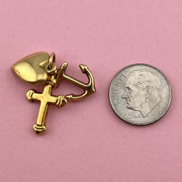 Faith, Hope, and Charity Charm Set