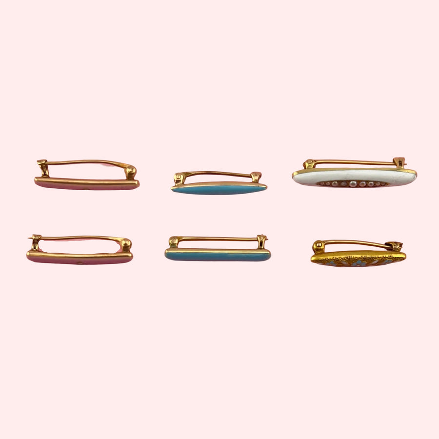 Enamel Lingerie Pins