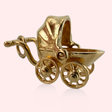 Articulated Baby Carriage Charm
