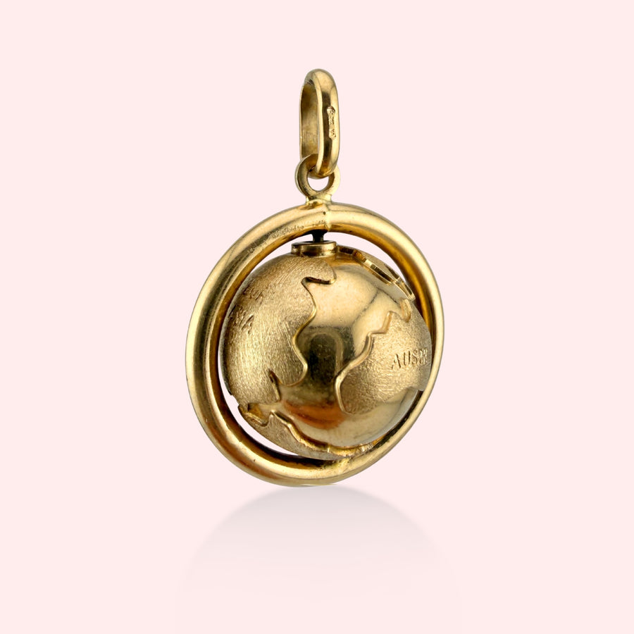 Spinning Globe Pendant