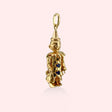 Articulated Topaz Clown Pendant