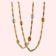 Long Gemstone Chain