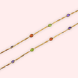 Long Gemstone Chain