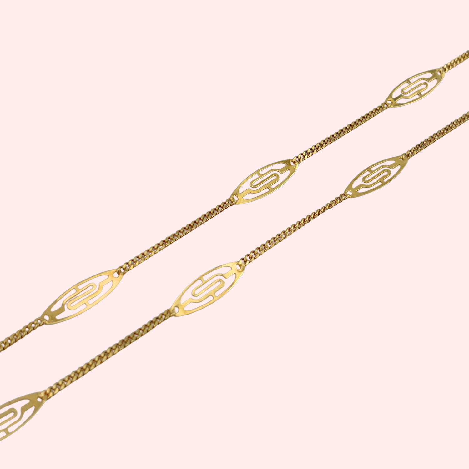 Long Fancy Link Chain