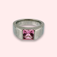 Small Tourmaline Cartier Tank Ring