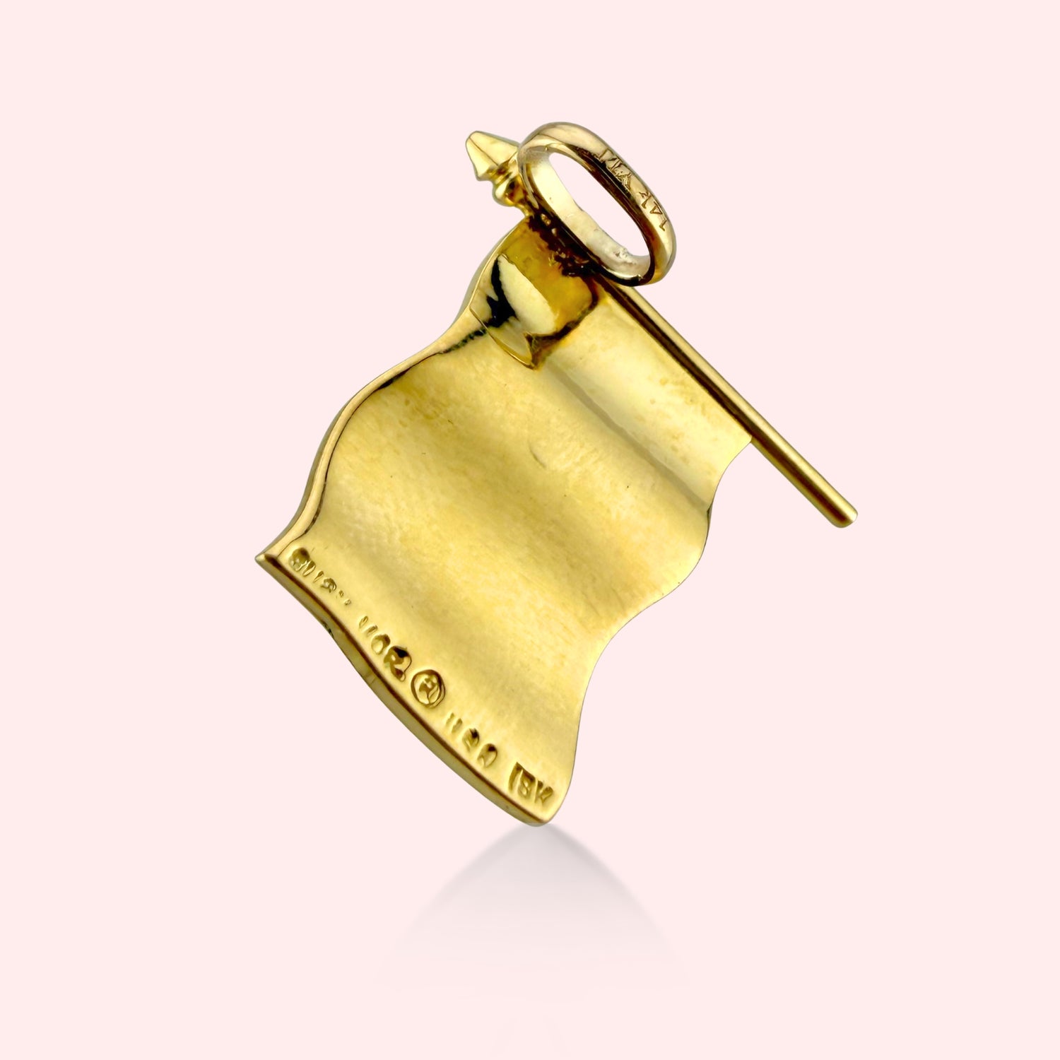 American Flag Enamel Charm