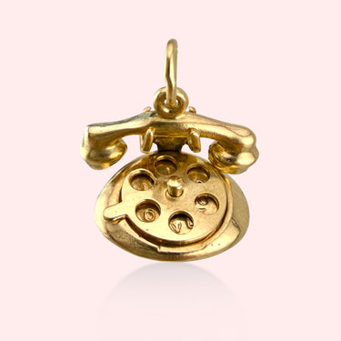 'Hello, I Love You' Rotary Phone Charm 1