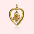 Wedding Bell Heart Pendant