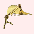 Enamel Marlin Brooch