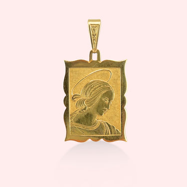 Framed Mother Mary Pendant