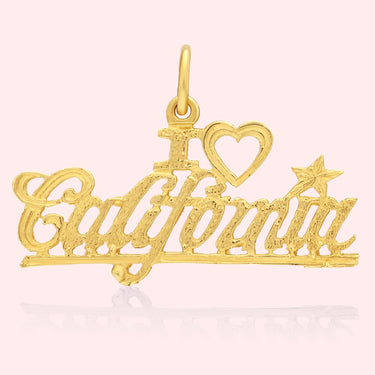 'I Love California' Charm