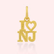 'I Love New Jersey' Charm