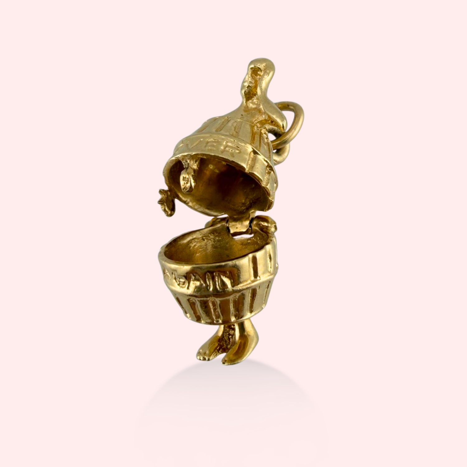 'Never Again' Niagara Falls Barrel Charm
