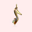 Emerald High Heel Charm
