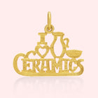 'I Love Ceramics' Charm