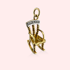 Diamond Rocking Chair Charm