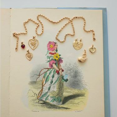 Man and Woman Breakable Heart Pendant