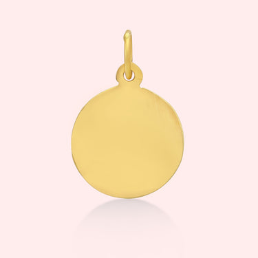 Engravable Circle Pendant